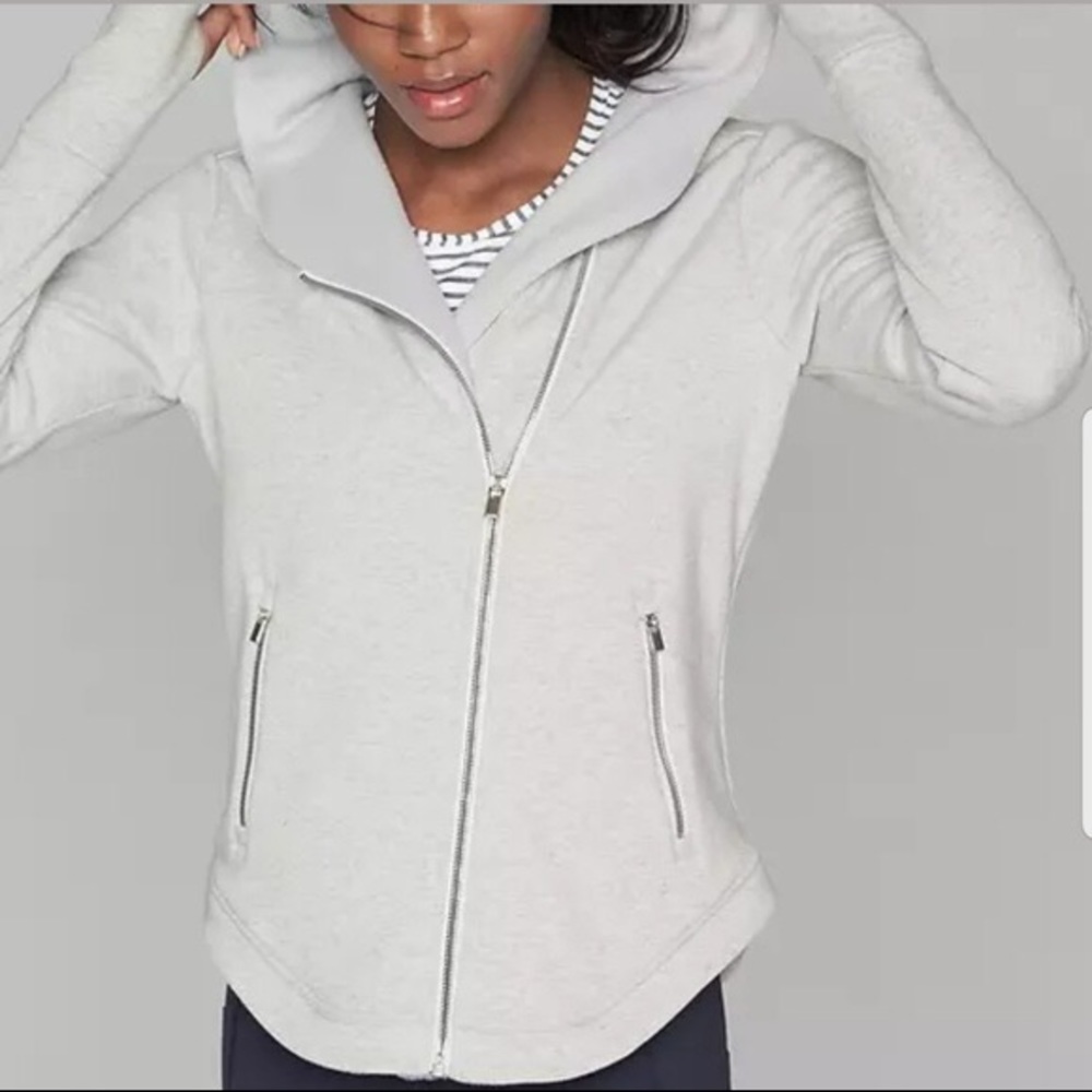 Athleta Easy Cozy Karma Zip Up Jacket
